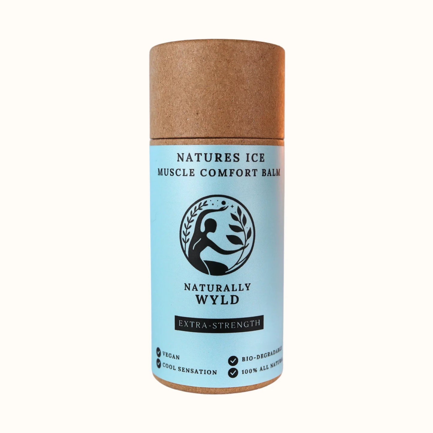 Natures Ice Muscle Comfort Balm, Vegan, Eco-friendly, All-Natural, Muscle Relief, Biodegradable