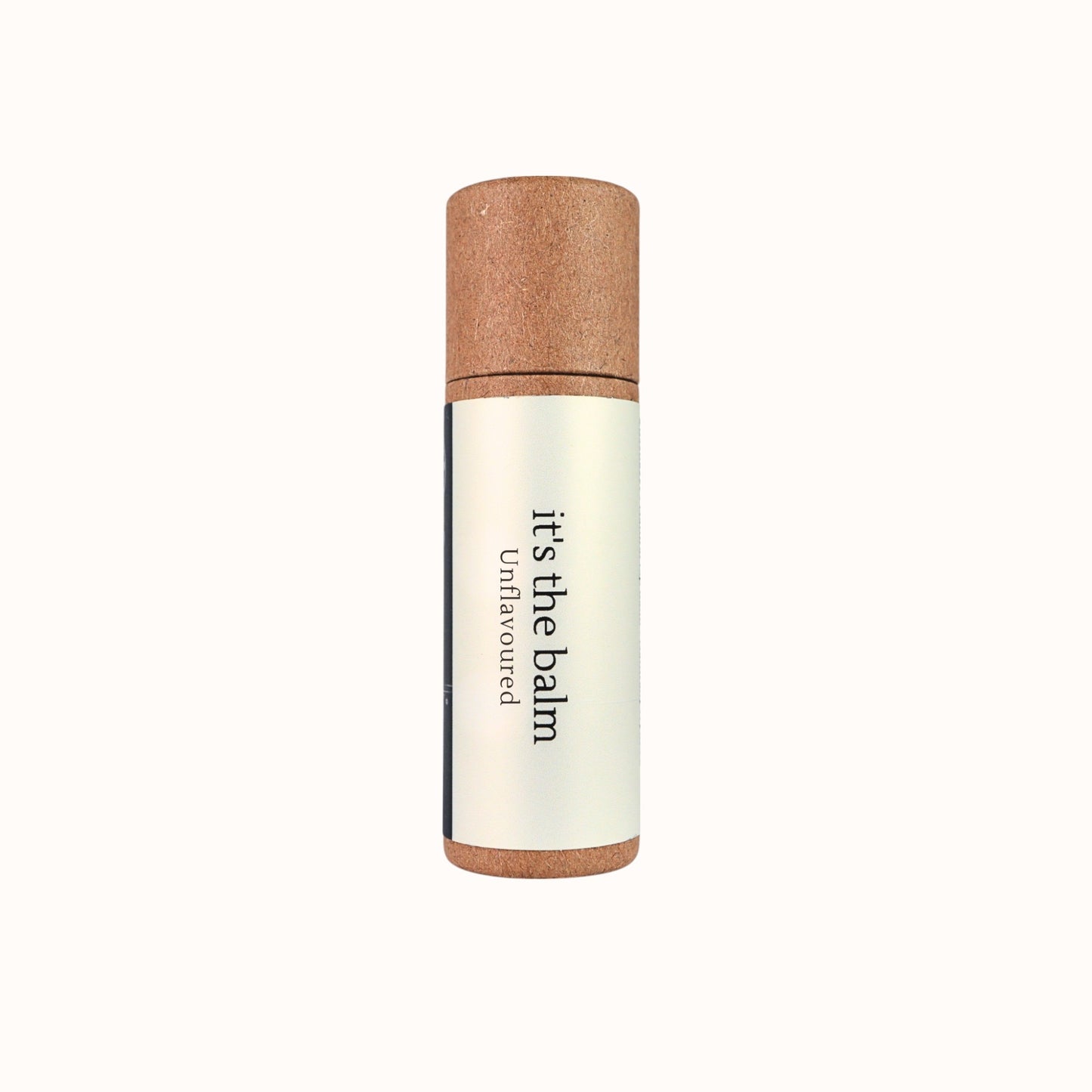 Front Image - Unflavoured Canadian Made Organic, vegan lipbalm eco friendly tubes