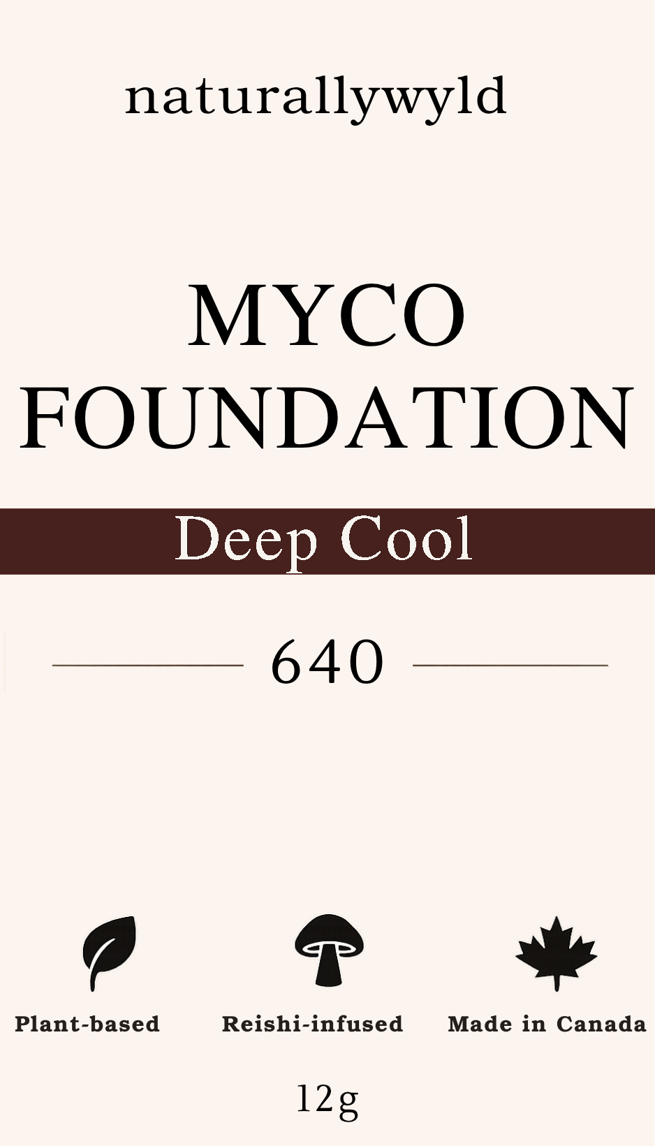 MYCO Foundation 640 Deep Cool — label