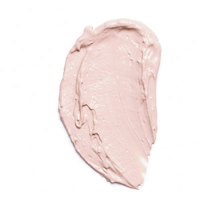 MYCO Foundation 645 Fair Pink cream smudge colour swatch on white - soft rose-pink true shade colour