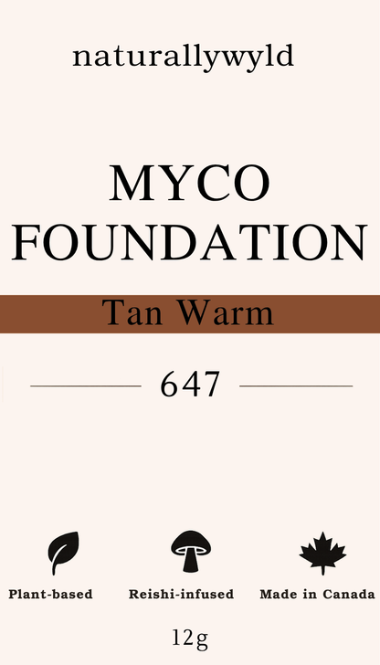 MYCO Foundation 647 Tan Warm — label