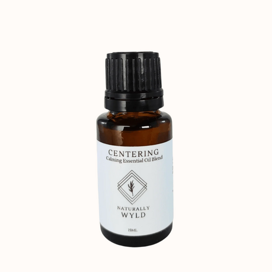 Naturally Wylds Centering essential Oil Blend. Aromatherapy for breath work, meditation, prayer. 100% essential oils, pure essential oils, Canadian made, Kelowna BC.
