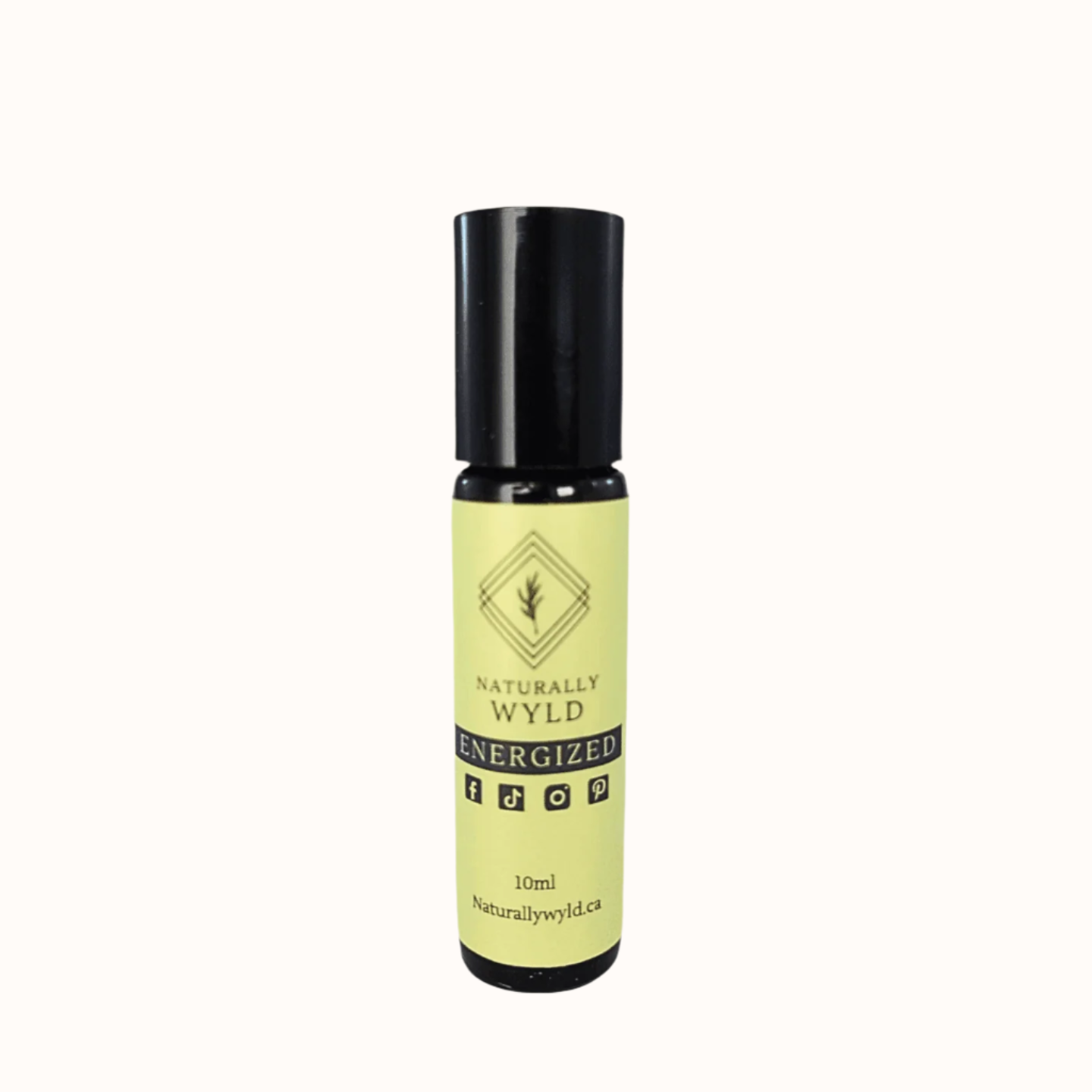 Naturally Wylds Energized Essential Oil Roll-on Blend. Essential Oil Blend for motivation. 100% essential oils, pure essential oils, Canadian made, Kelowna BC.