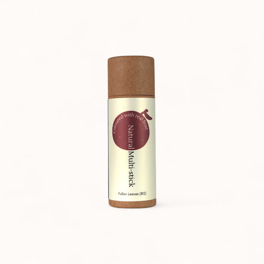 Fallen Leaves fruit pigmented multi-stick – vegan cream makeup for lips, cheeks, and eyes