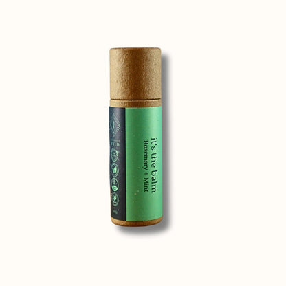 Rosemary Mint, All-Natural Lip Balm, Eco-Friendly 10g Tube (2x the size)