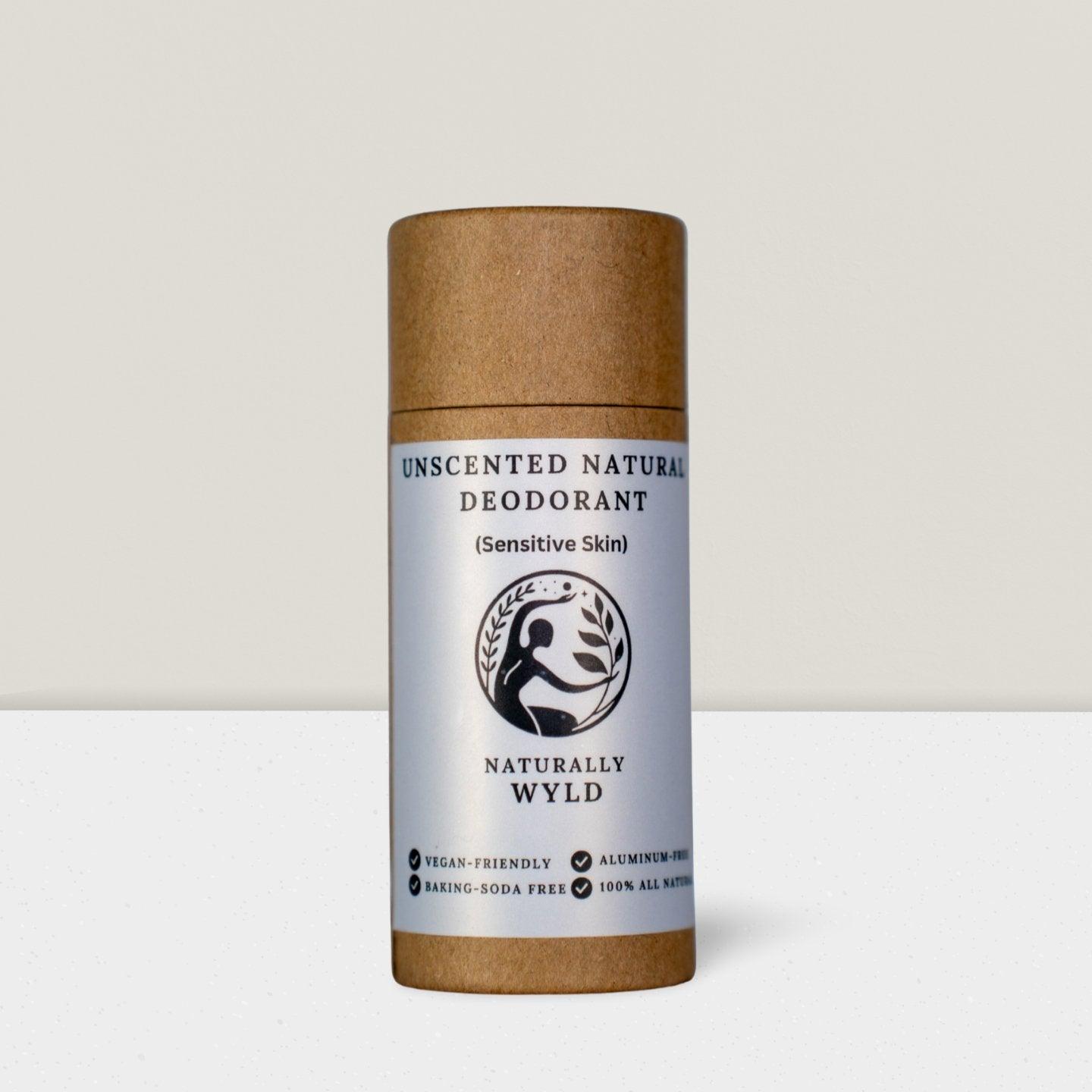 Unscented All-Natural Sensitive Skin Deodorant (75g)