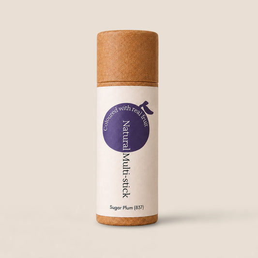 Sugar Plum fruit pigmented multi-stick – natural vegan cream stick for lips, cheeks, and eyes