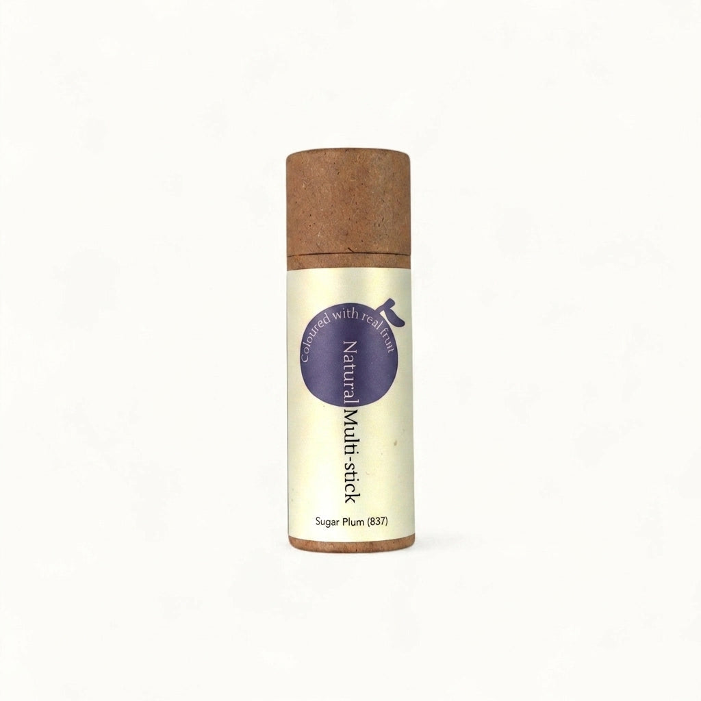 Sugar Plum fruit pigmented multi-stick – natural vegan cream stick for lips, cheeks, and eyes