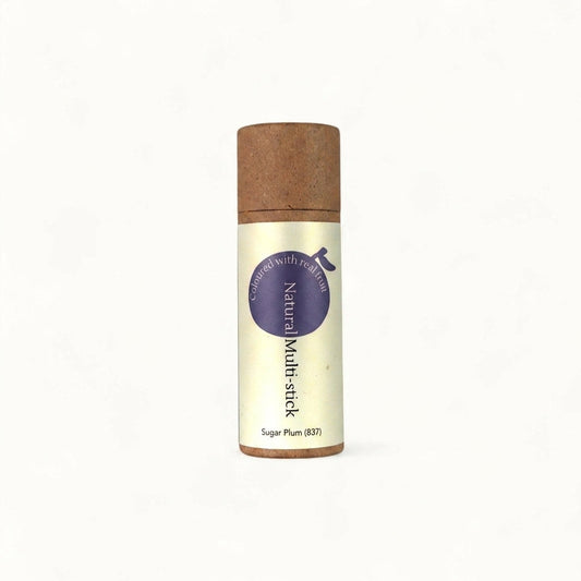 Sugar Plum fruit pigmented multi-stick – natural vegan cream stick for lips, cheeks, and eyes
