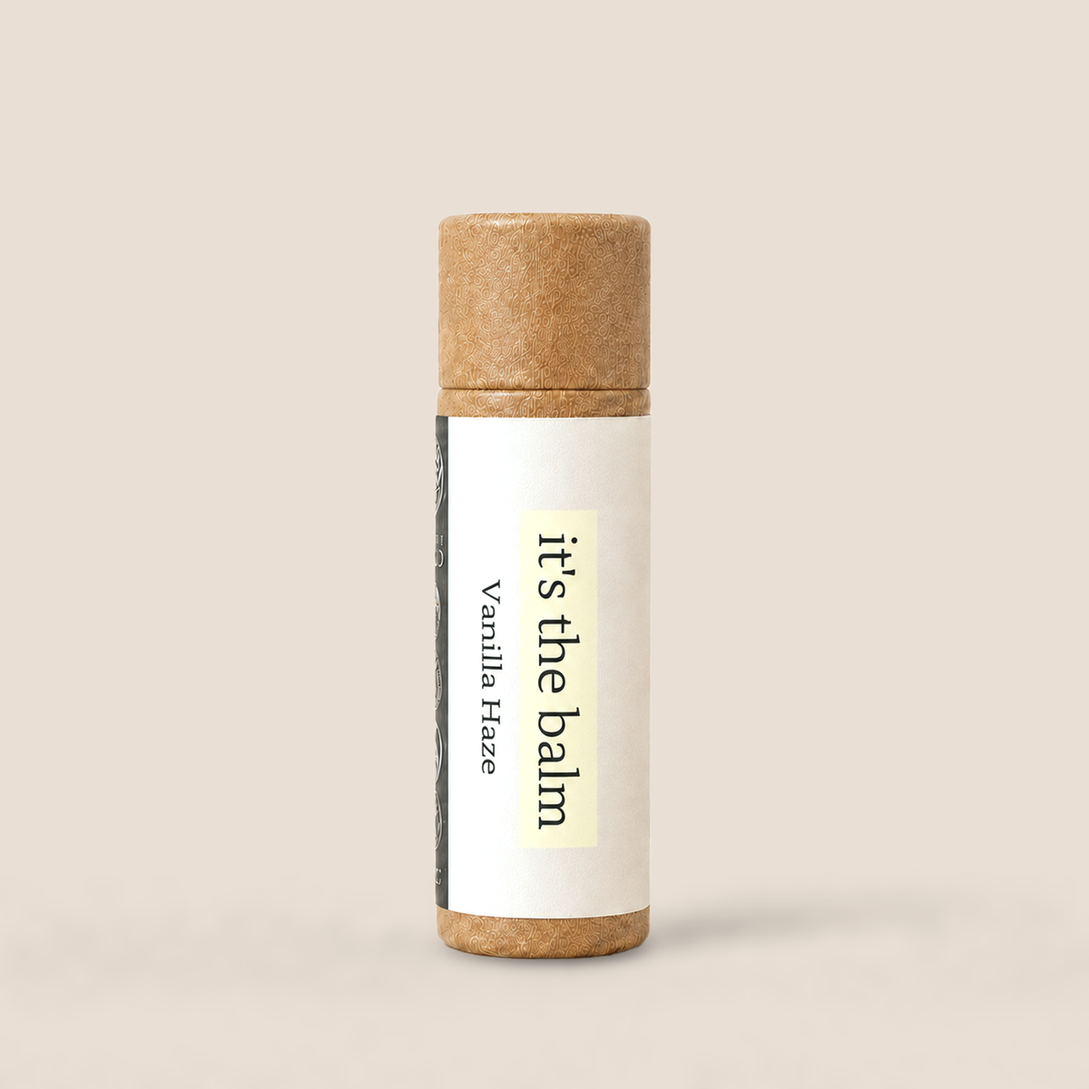 Vanilla Haze all-natural lip balm in 10g eco-friendly kraft tube by Naturally Wyld